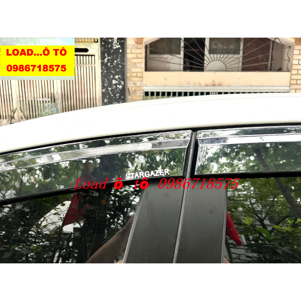 Vè Che Mưa Đen Huyndai Stargazer 2023 Hàng Lên Xe Đẹp Miễn Chê, Bộ 4 Thanh Vè Có Sẵn Keo Dán 3M