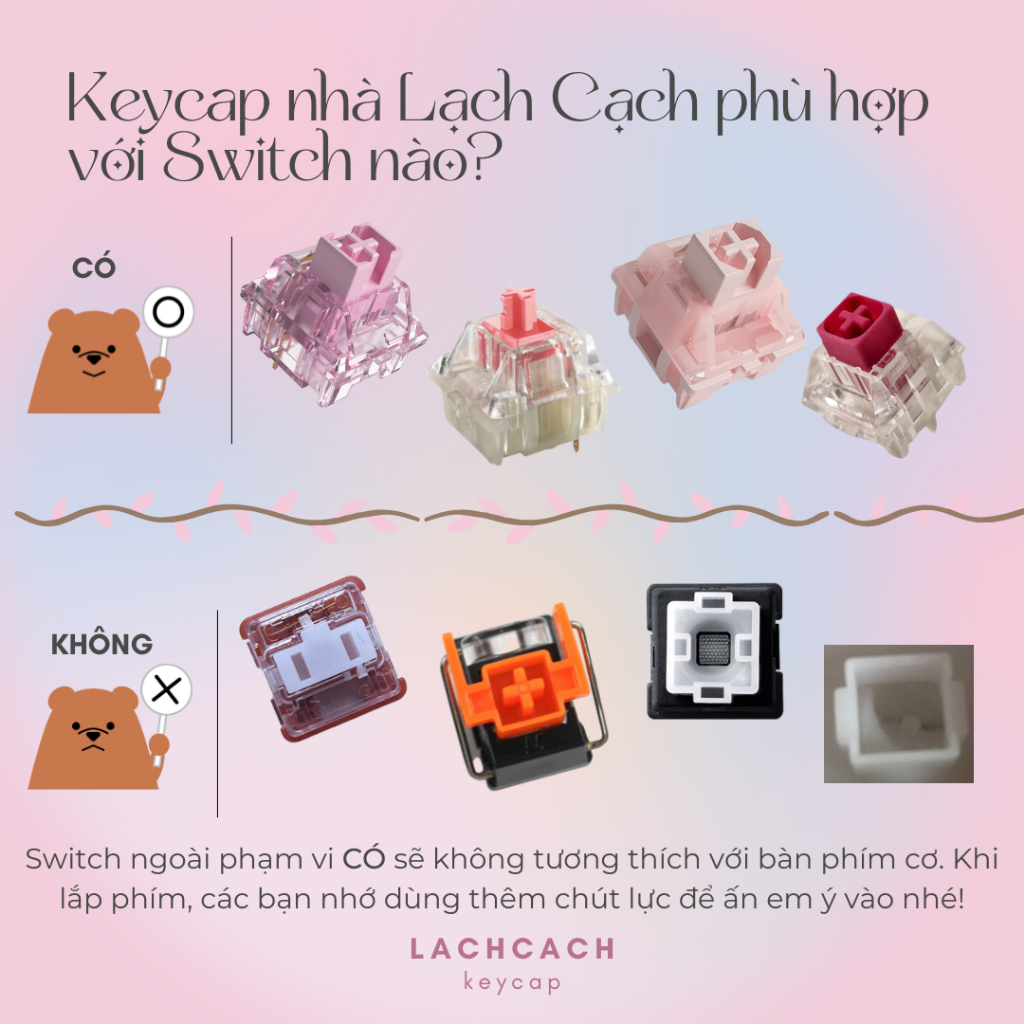 Keycap Xoài & Kem | Keycap đôi | Nút bàn phím cơ | Phụ kiện máy tính