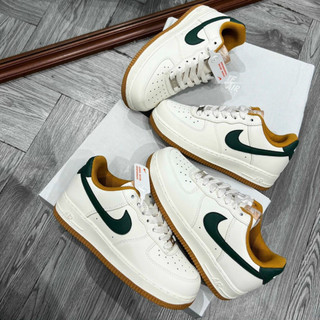 Giày thể thao sneaker AF1 air force trắng mix mix đen lót vàng