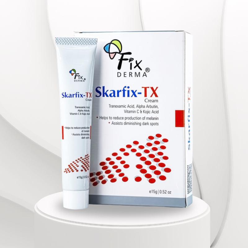 Skarfix TX Fixderma Cream 15g Kem Dưỡng Trắng Da Mờ Thâm Nám Tàn Nhang