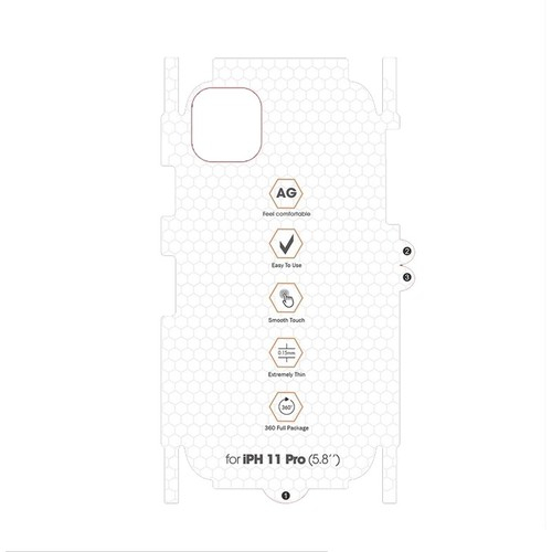 Dán lưng iphone PPF AG Wekome nhám chống vân tay dành cho ip 11 12 13 14 Promax,chống xước, chống trơn cho điện thoại