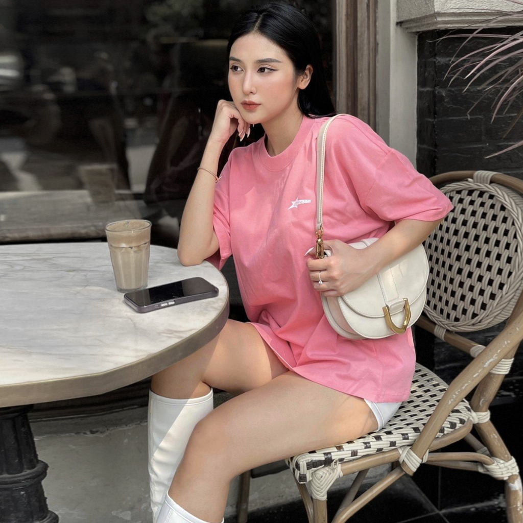 Áo thun Boxy nam nữ, Áo phông tay ngắn cổ tròn unisex 5 màu Uniform Boxy Tee Gucoon