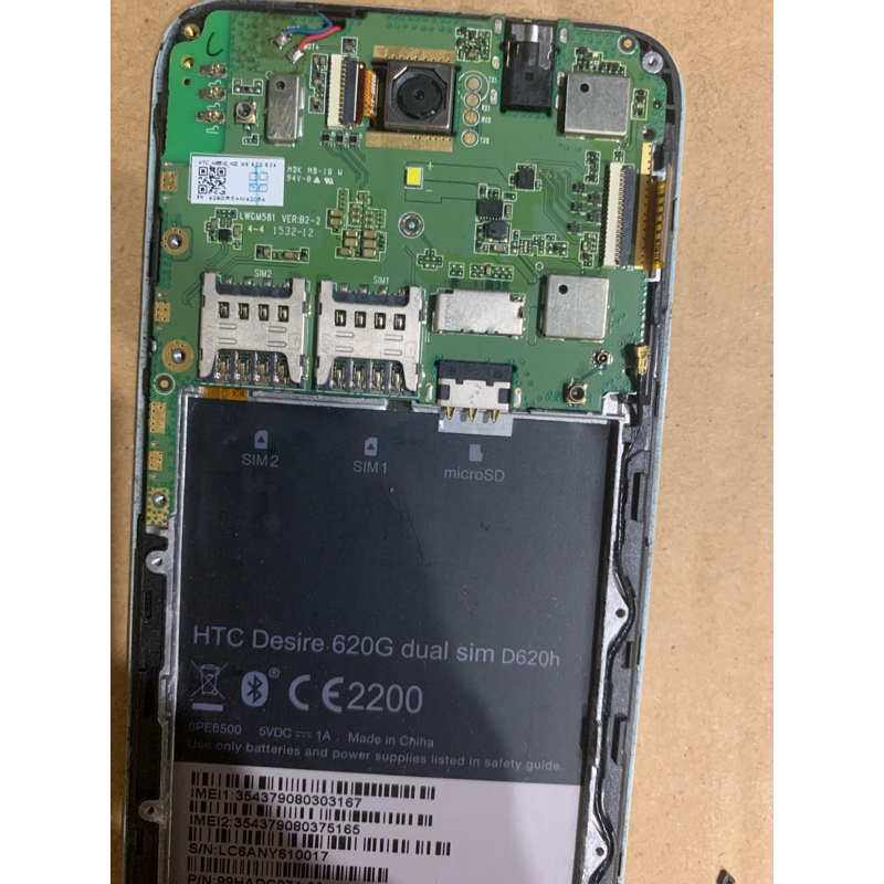 Main sống htc desire 620g