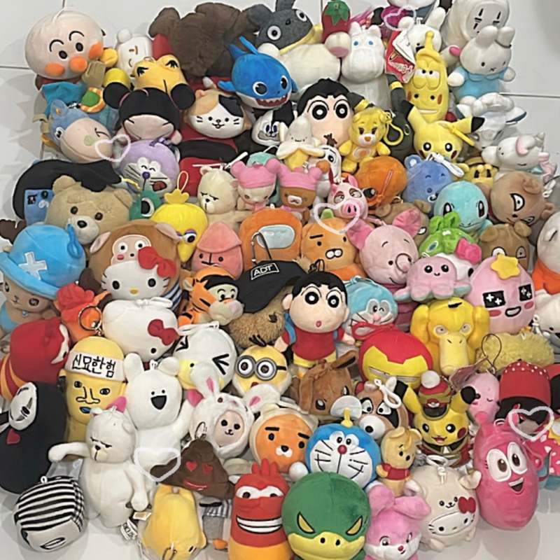 GẤU BÔNG NHÍ 2HAND NHIỀU NHÂN VẬT