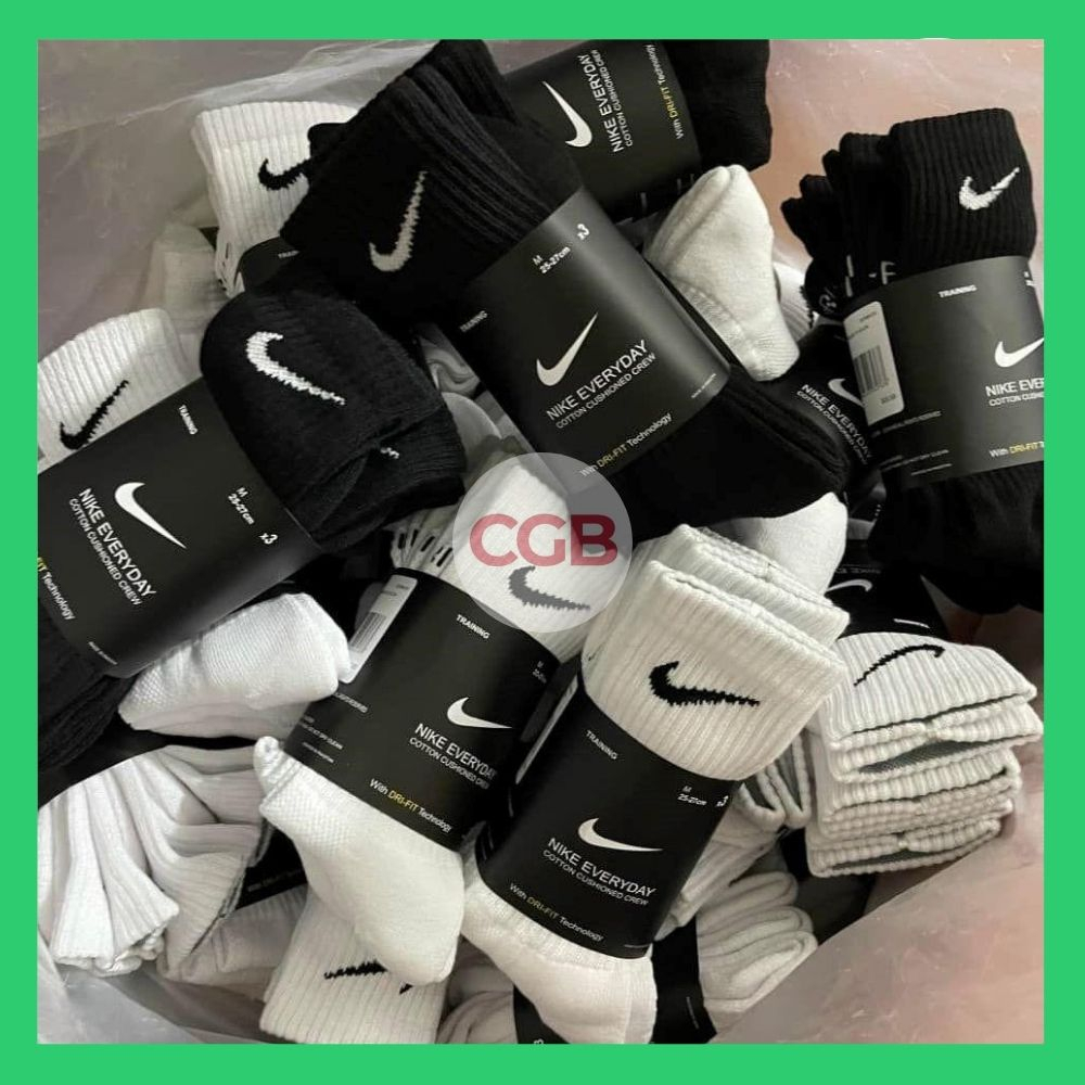 Vớ/Tất 𝐍𝐈𝐊𝐄 Thể Thao Công Nghệ Dri-Fit Drifit - Thấm hút mồ hôi cực tốt