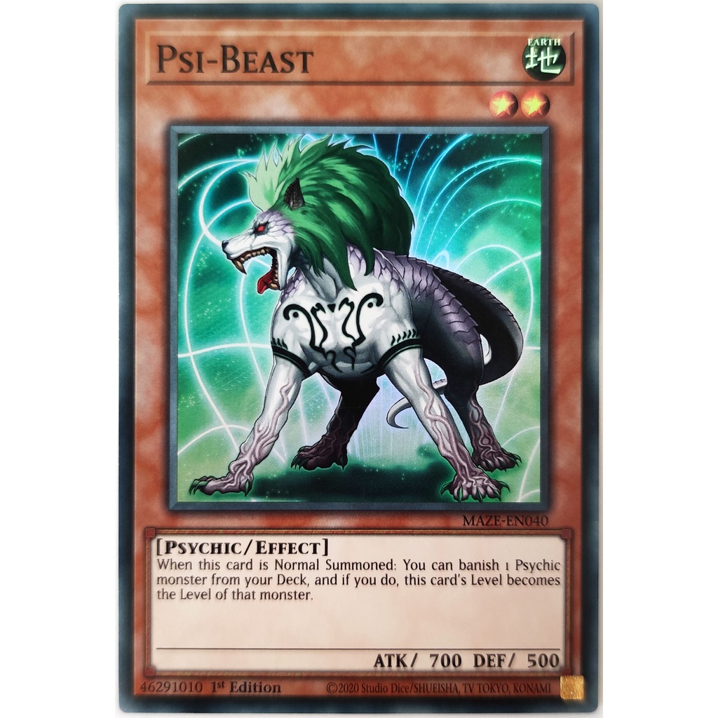 [Thẻ Yugioh] Psi-Beast |EN| Super Rare