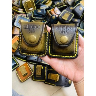 [ Giá sỉ ] Bao da Zippo làm từ da bò thật 100%