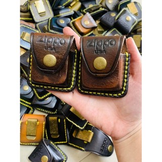 [ Giá sỉ ] Bao da Zippo làm từ da bò thật 100%