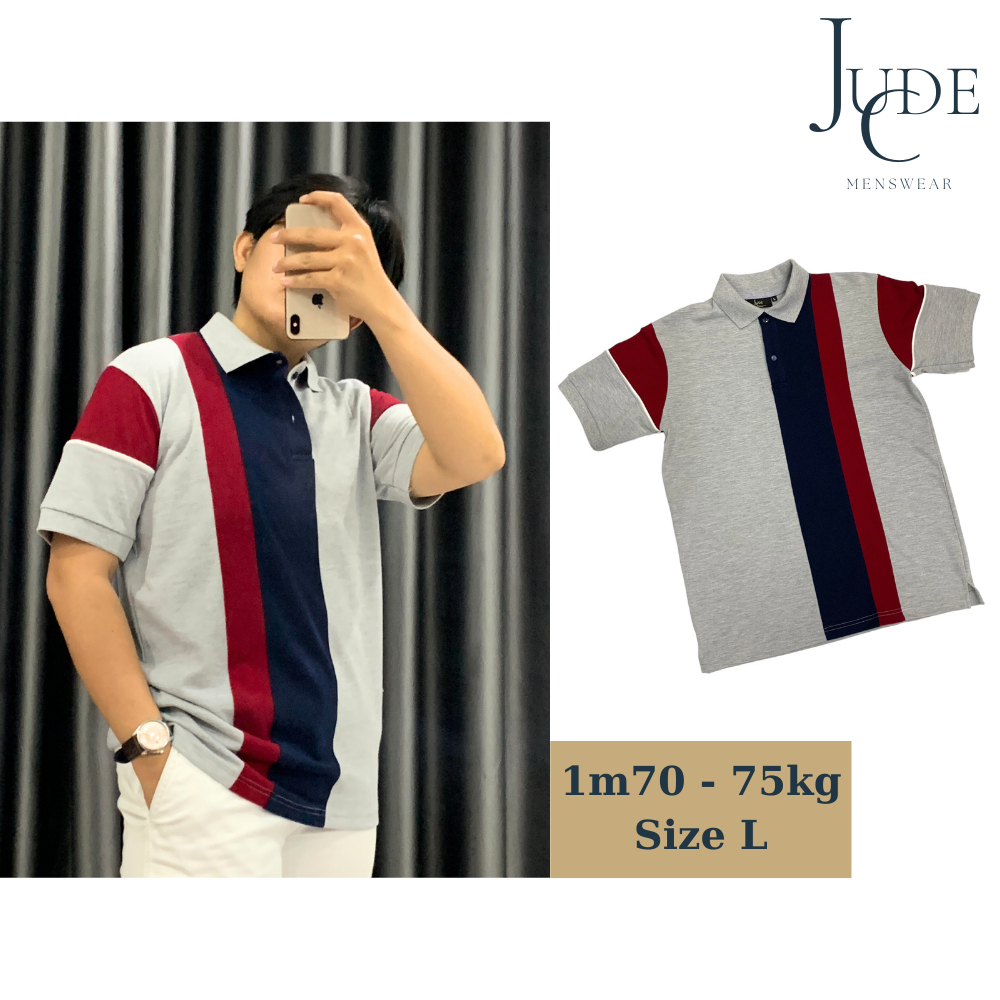 Áo Polo Unisex Maroon chất cá sấu cotton  JudeC năng động, mạnh mẽ, sang trọng
