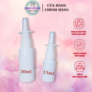 Chai xịt mũi đứng phun sương 15ml 30ml , lọ xịt mũi rỗng chiết dung dịch phun sương ( giá 1 chai )