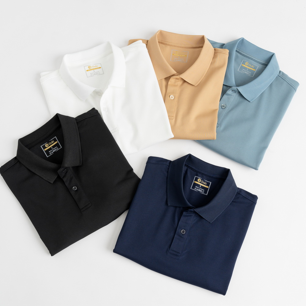 Áo Thun Polo Nam Basic 5 màu vải Cá Sấu Chất Coolmax cao cấp siêu mát – Doki