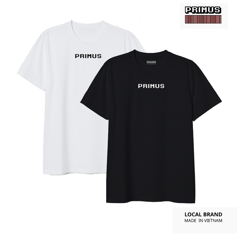 Áo phông logo basic tee, áo phông nam cổ tròn cotton