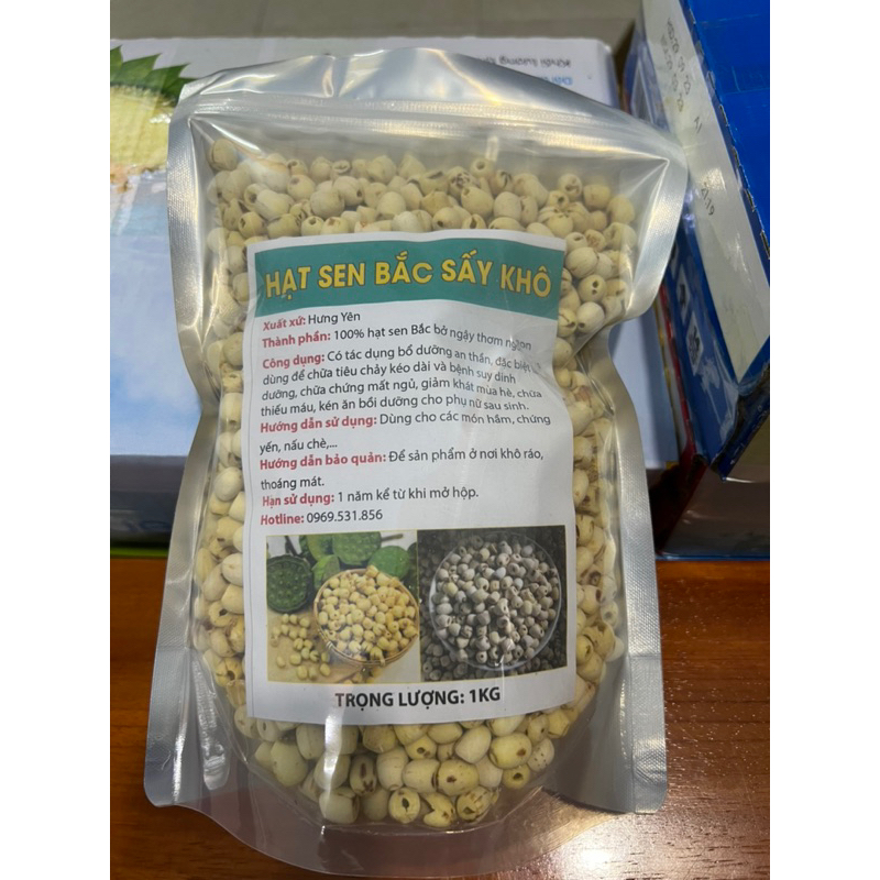 Hạt sen Bắc sấy khô 1kg
