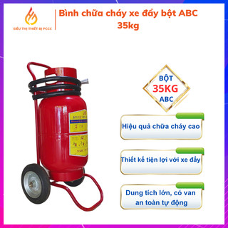 Bình cứu hoả ,bình chữa cháy xe đẩy bột abc 35kg – mftzl35, bình cứu hỏa có xe đẩy