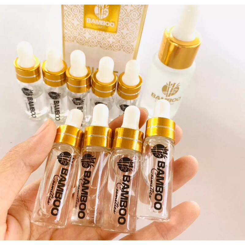 ⭐Dạng gói⭐ Combo kem face lụa và serum b5, body bamboo mini