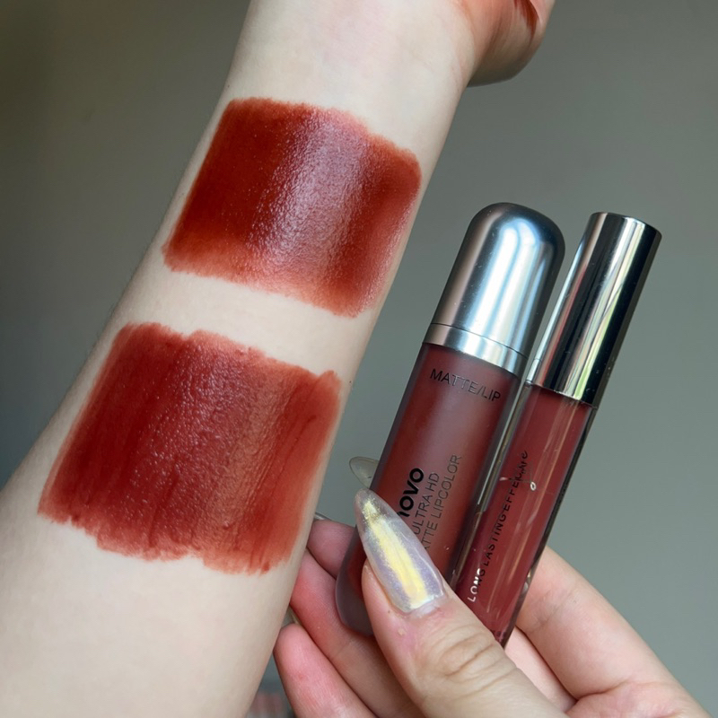 Son novo mập màu 08 đỏ nâu Choco