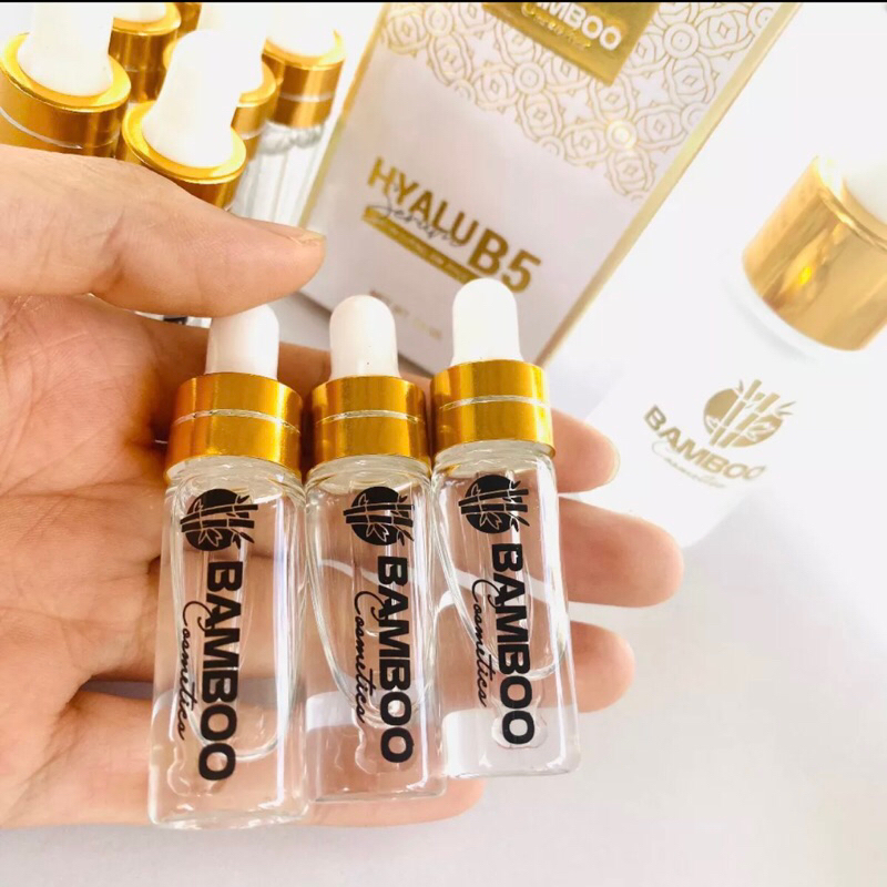 ⭐Dạng gói⭐ Combo kem face lụa và serum b5, bamboo mini