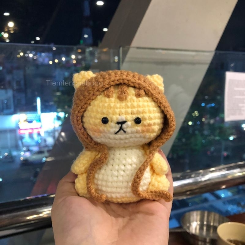 | LEN HANDMADE - ẢNH SHOP CHỤP | Bé mèo đội mũ