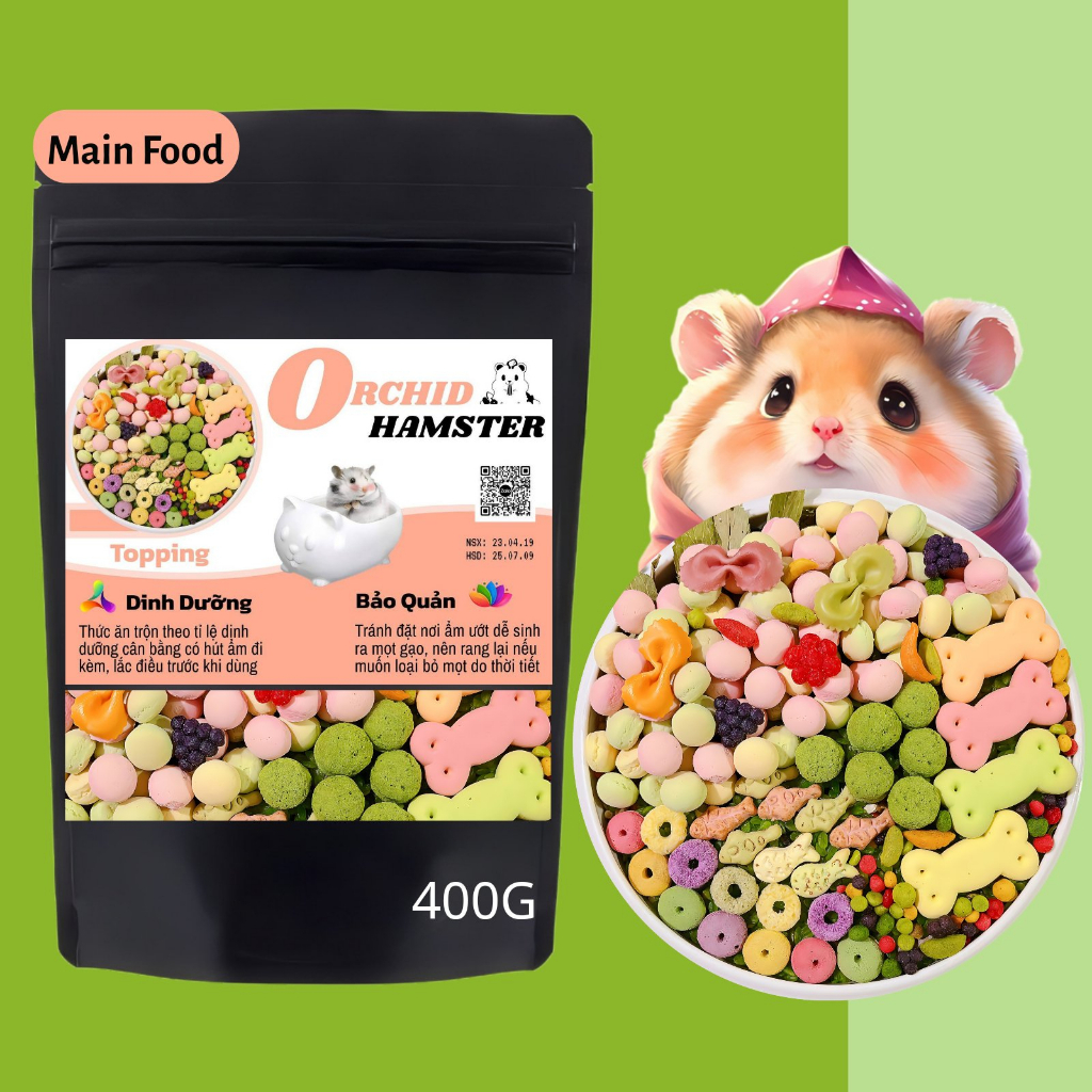 Thức Ăn Hamster  Topping  Bản Nâng Cấp - Tăng Cảm Giác Thèm Ăn
