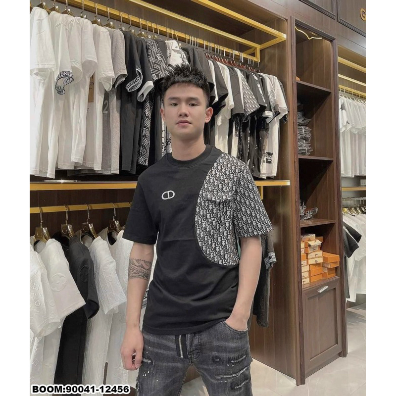 Áo thun nam cổ tròn cao cấp vải mát không xù lông in hình hoạ tiết form dáng chuẩn