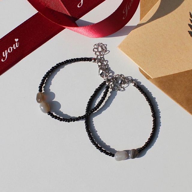 Vòng tay đôi nam nữ unisex Valentine collection LILI MINE bracelet - LILI’S SUMMER BEAD