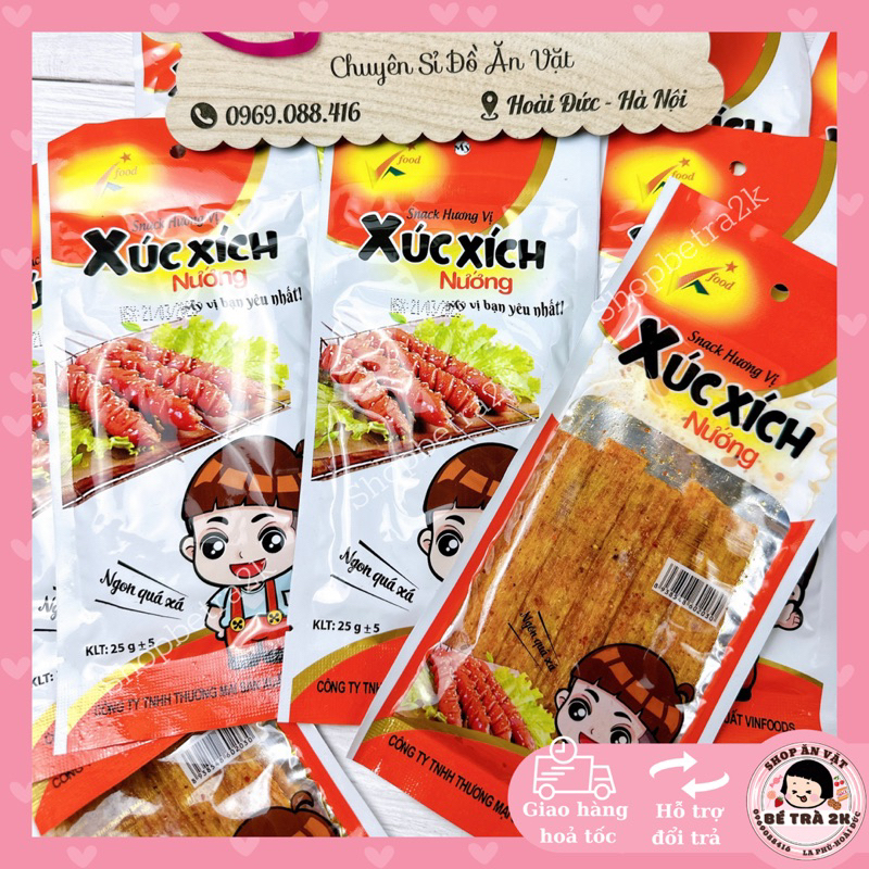 Snack hình xúc xích nướng