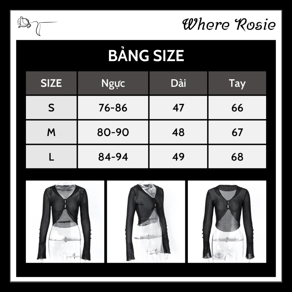 WhereRosie Áo Thun Dài Tay Phối Lưới Xuyên Thấu Croptop Phong Cách Đường Phố Style Âu Mỹ