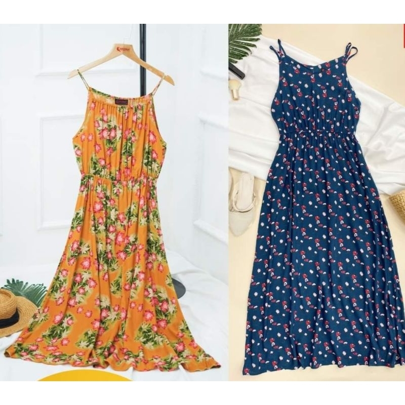 ĐẦM MAXI YẾM DÀI HOA THỔ CẨM STYLE BOHO