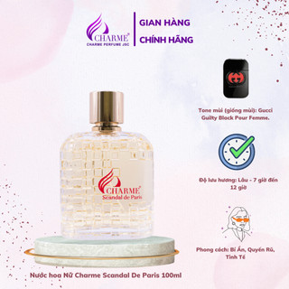  Nước Hoa Nữ Charme Scandal De Paris 100ml Sang trọng quyến rũ lưu hương lâu dành cho cô nàng không thích ngọt 