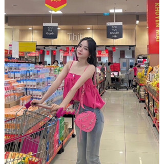 Áo 2 Dây Nữ Kiểu Babydoll Bồng Bềnh