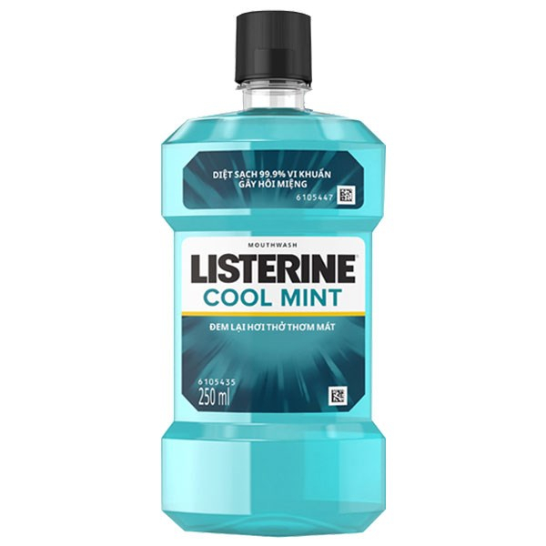 Nước súc miệng the mát Listerine Cool Mint chai 250ml