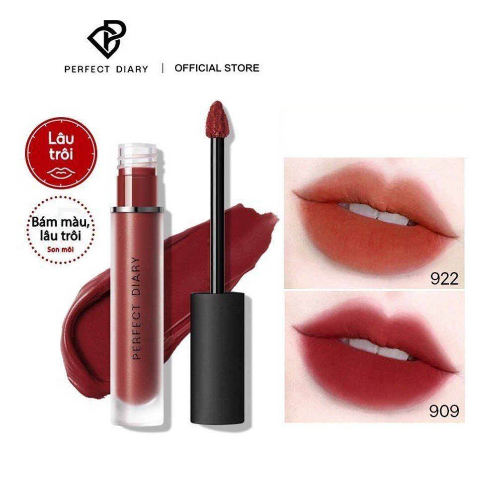 Son Kem Lì Perfect Diary Fog Dreamy Matte Lip Gloss Nhiều Tông Màu Bản Nâng Cấp