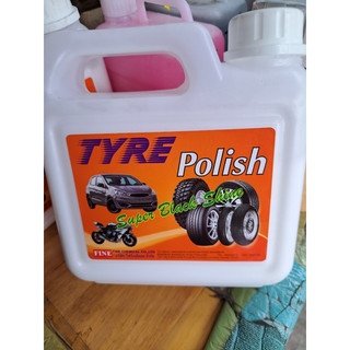 Dầu bóng vỏ xe Tyre polysh Thái Lan 1 lít .