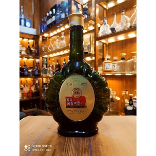 Vỏ chai rượu HQ thủy tinh xanh