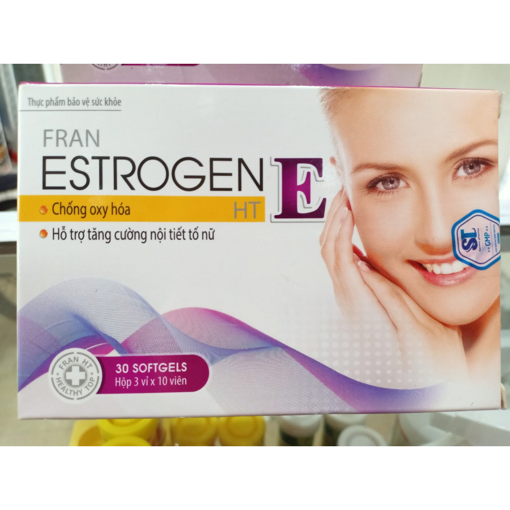Viên uống cân bằng nội tiết, chống oxy hóa FRAN ESTROGEN E hộp 30 viên
