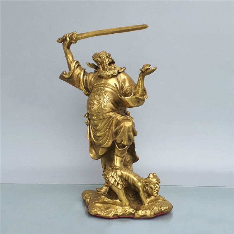 Tượng đồng Chung Quỳ Thiên Sư cao 25cm
