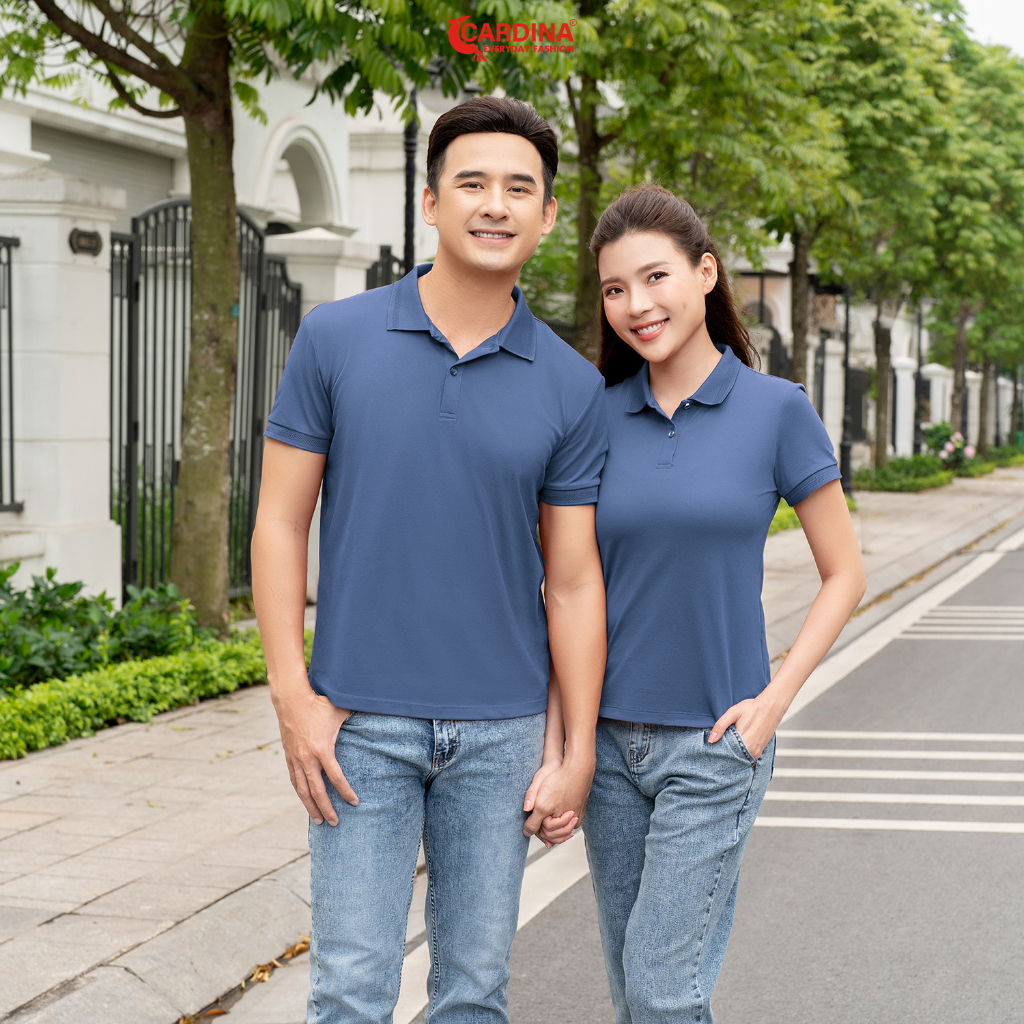 Áo Polo Nữ 𝐂𝐀𝐑𝐃𝐈𝐍𝐀 Chất Cotton CVC Cao Cấp Cổ Bẻ Cộc Tay Mềm Mại Thoáng Mát 3APF01