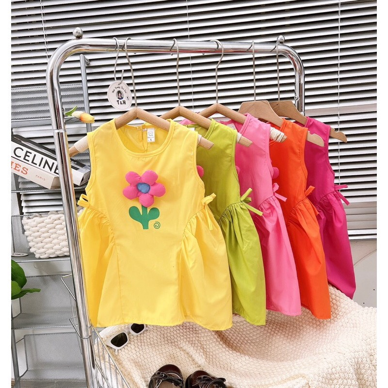 Váy thô mát hoa nổi xinh đẹp ( 8-26kg )
