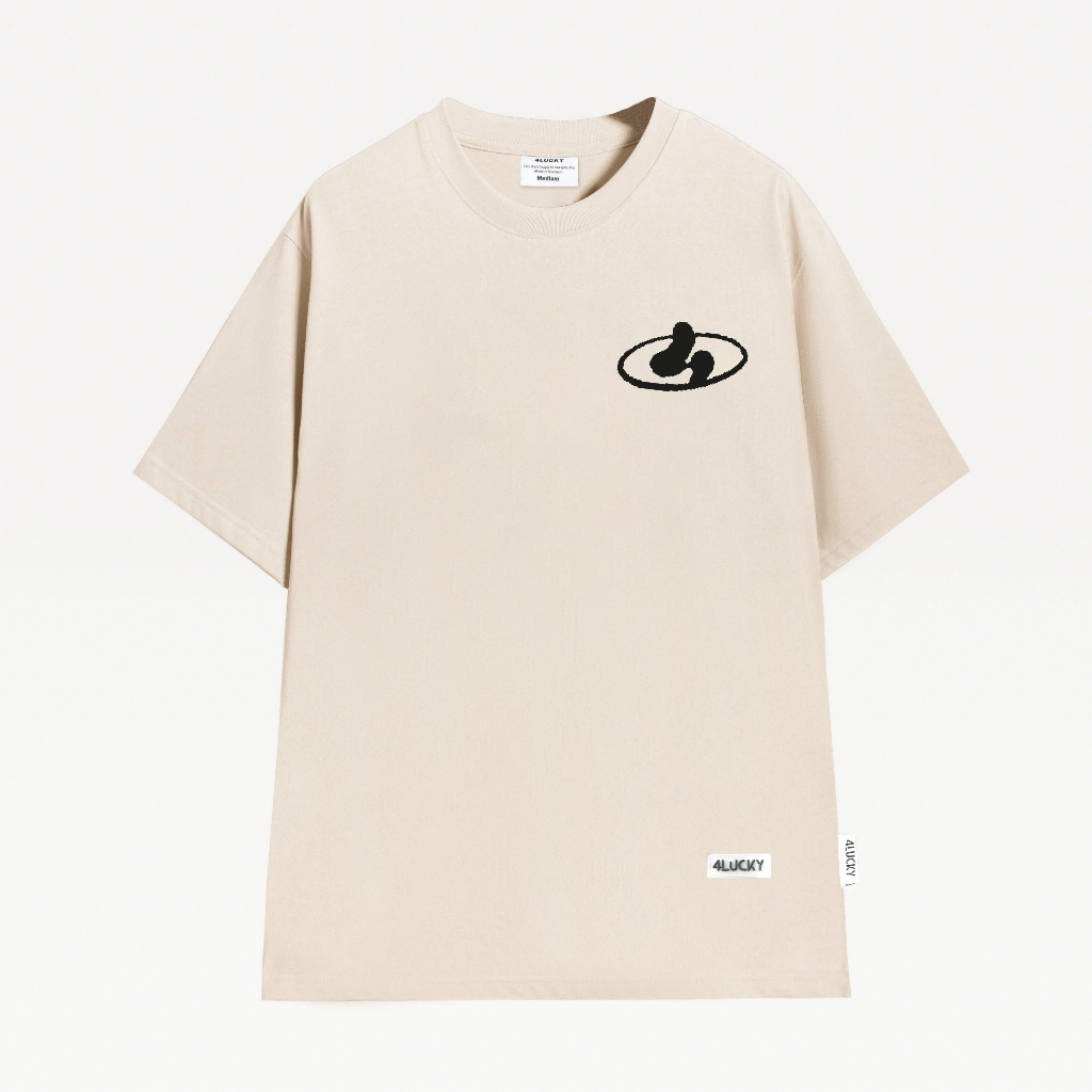 Áo Thun In Phông Rộng Unisex Tay Lỡ 4Lucky 6062 &quot;Four Pixel&quot; Oversize