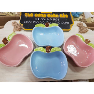 Chén sứ hình trái táo
