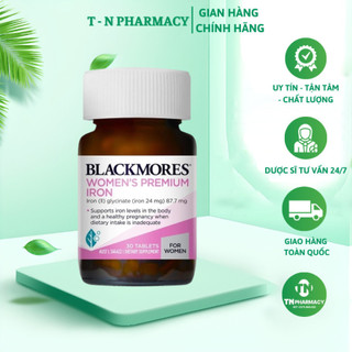 Viên uống bổ sung sắt blackmores cho bà bầu của úc blackmores iron 30 viên