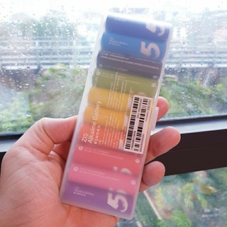 Pin Xiaomi AA ZI5 Bảy sắc cầu vồng rainbow (pin AA hay còn gọi là pin tiểu 2A, Alkaline Battery)