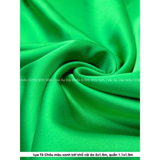 Vải áo dài Lụa Tô Châu bảng màu 3
