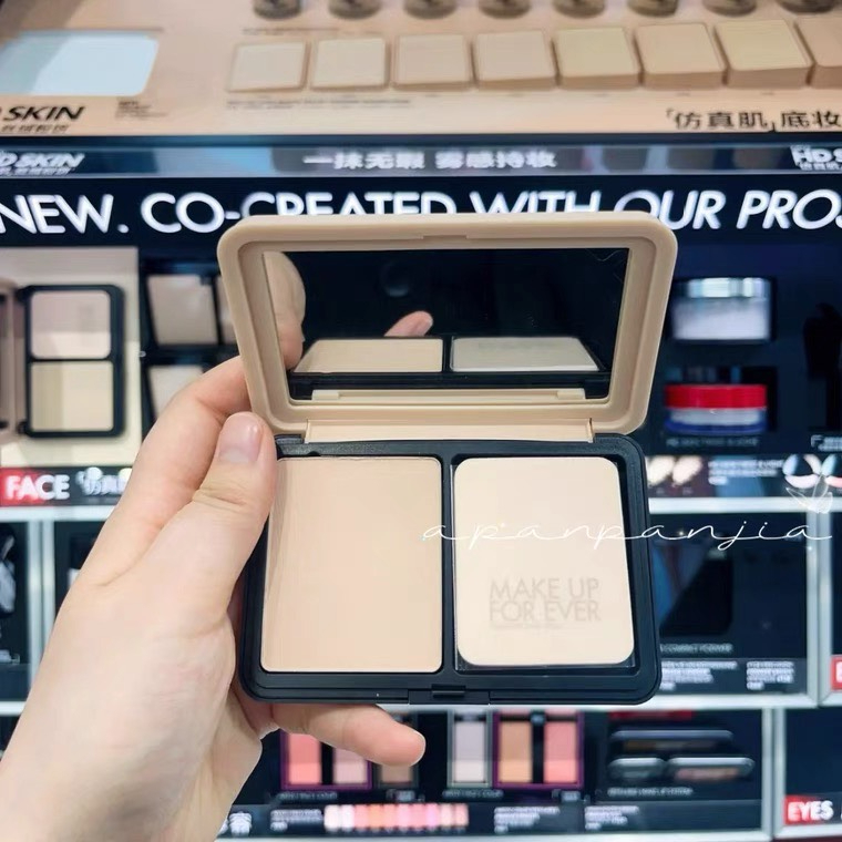 Phấn Phủ Kiềm Dầu Lâu Trôi Make Up Forever HD Skin Matte Velvet