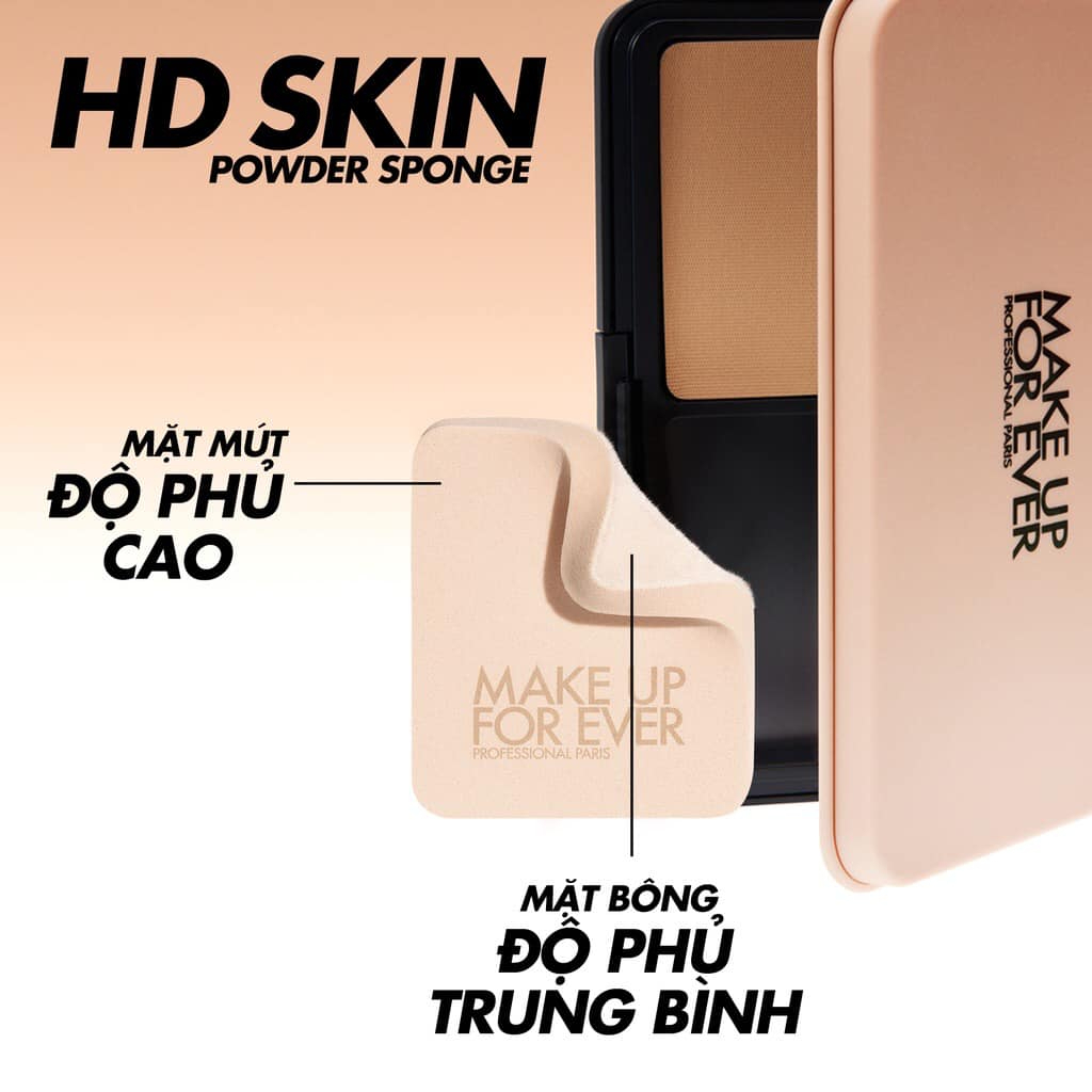 Phấn Phủ Kiềm Dầu Lâu Trôi Make Up Forever HD Skin Matte Velvet