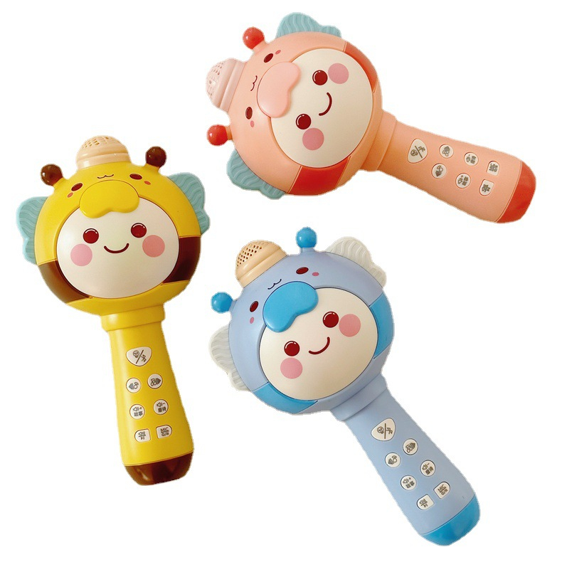 Đồ chơi Micro Không Dây Bằng Nhựa Cho Trẻ Em Kết Nối Bluetooth