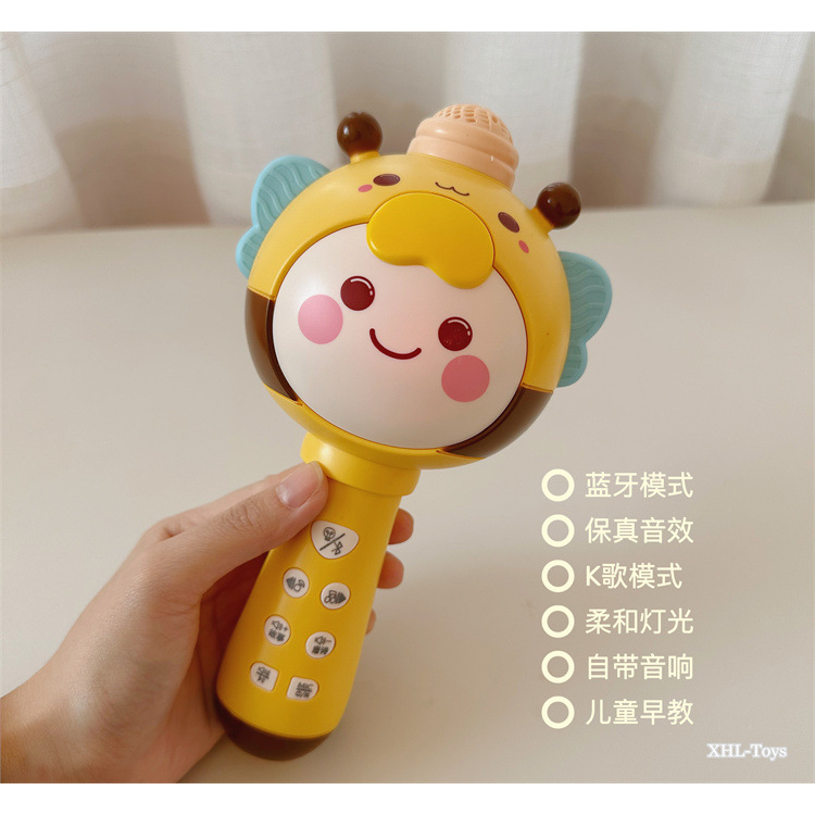 Đồ chơi Micro Không Dây Bằng Nhựa Cho Trẻ Em Kết Nối Bluetooth