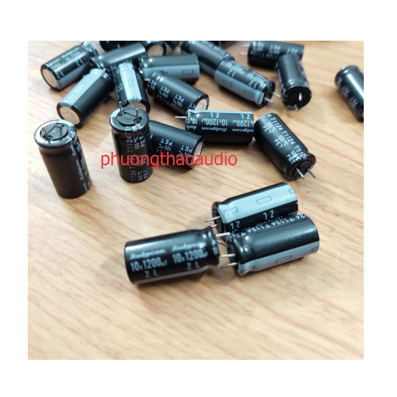 Tụ Rubycon ZL 1200uf 10V tháo máy