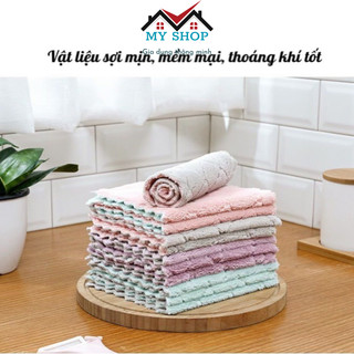Combo 10 Khăn lau đa năng 2 mặt siêu thấm nước