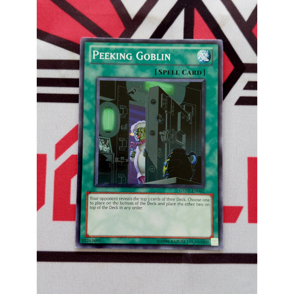Thẻ Bài Mint90 Yugioh Spell Peeking Goblin - GENF-EN062 - Common